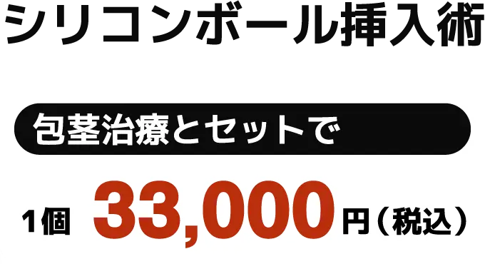 シリコンボール挿入術